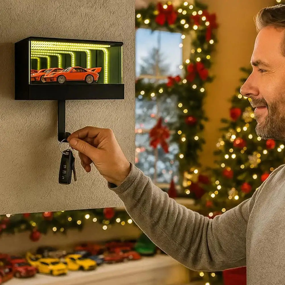 Light-Up Garage Key Holder