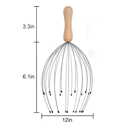 Octopus Head Scalp Massager